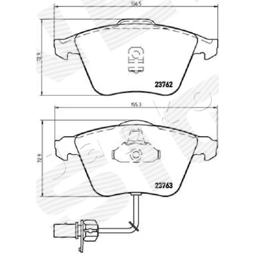 BRAKE PADS FOR DISC BRAKES - 1