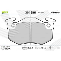 Brake pads for disc brakes