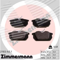 Brake pads for disc brakes