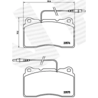 Brake pads for disc brakes