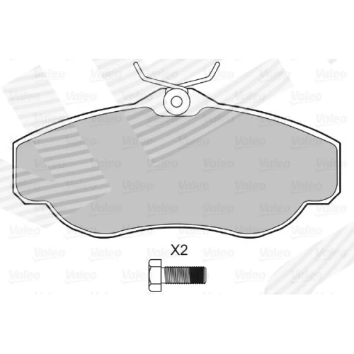 BRAKE PADS FOR DISC BRAKES - 1