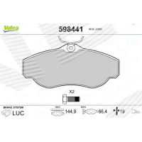 Brake pads for disc brakes