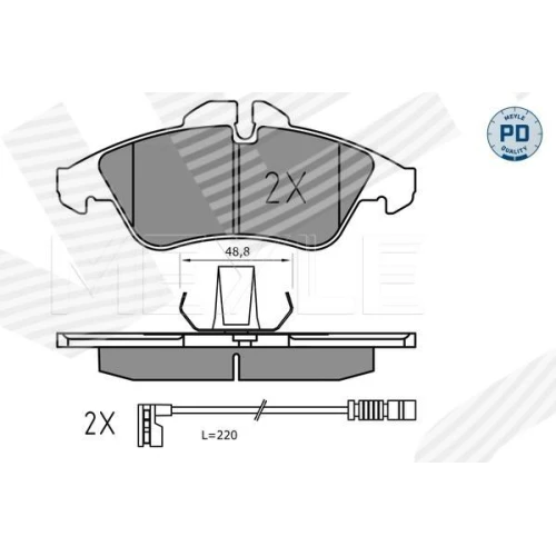 BRAKE PADS FOR DISC BRAKES - 1