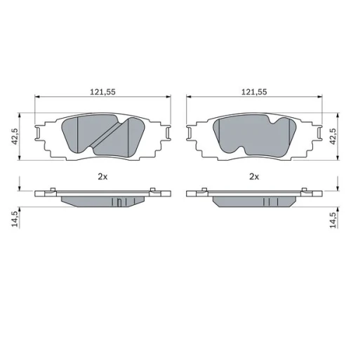 BRAKE PADS FOR DISC BRAKES - 4