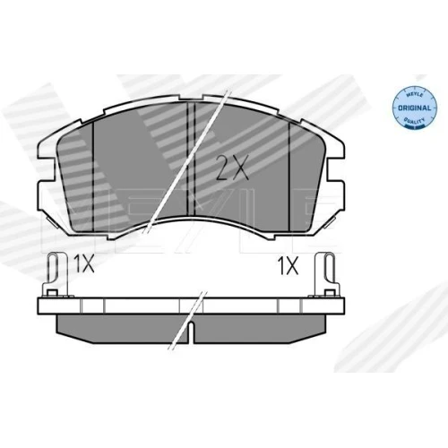 BRAKE PADS FOR DISC BRAKES - 1