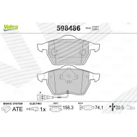 Brake pads for disc brakes