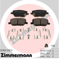 Brake pads for disc brakes