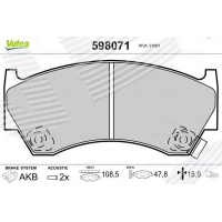 Brake pads for disc brakes