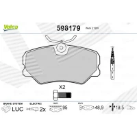 Brake pads for disc brakes