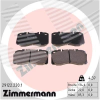 Brake pads for disc brakes