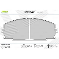 Brake pads for disc brakes