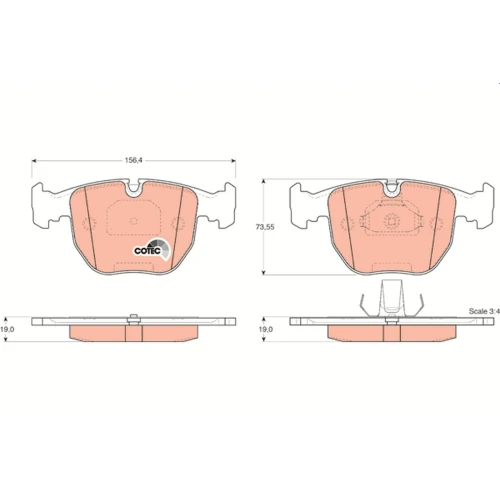 BRAKE PADS FOR DISC BRAKES - 0