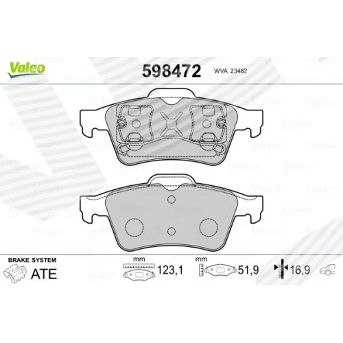 BRAKE PADS FOR DISC BRAKES - 0