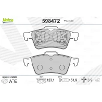 Brake pads for disc brakes