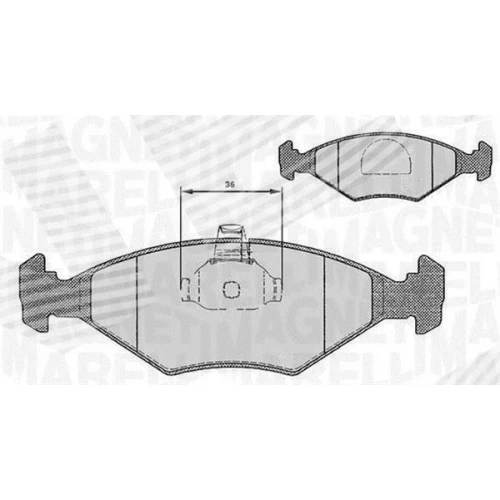 BRAKE PADS FOR DISC BRAKES - 0