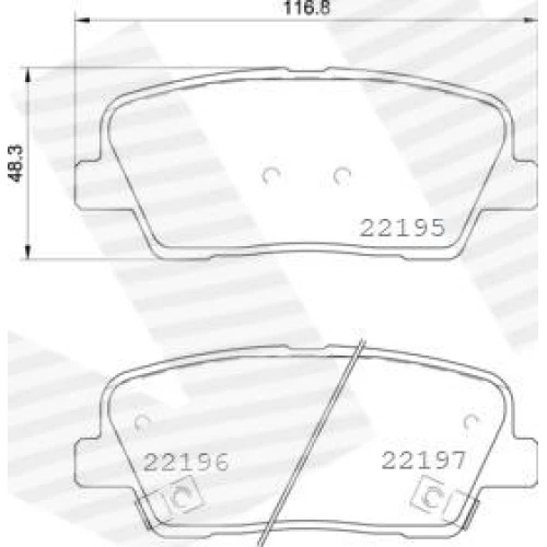 BRAKE PADS FOR DISC BRAKES - 0