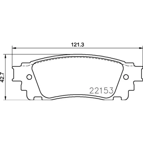 BRAKE PADS FOR DISC BRAKES - 0