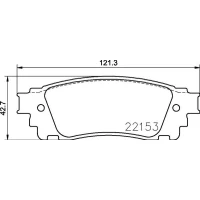 Brake pads for disc brakes