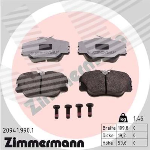 BRAKE PADS FOR DISC BRAKES - 0