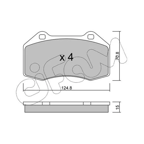 BRAKE PADS FOR DISC BRAKES - 0