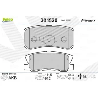 Brake pads for disc brakes