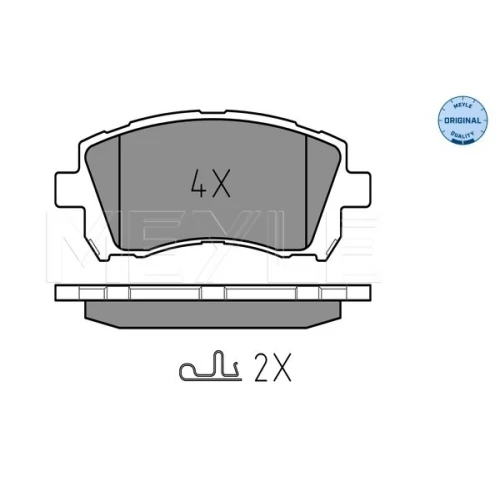 BRAKE PADS FOR DISC BRAKES - 1