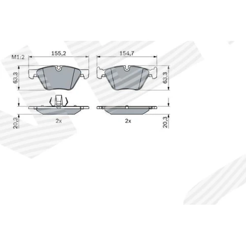 BRAKE PADS FOR DISC BRAKES - 0