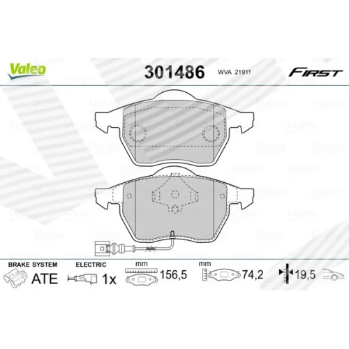 BRAKE PADS FOR DISC BRAKES - 0