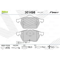 Brake pads for disc brakes