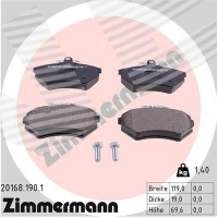 Brake pads for disc brakes