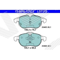 Brake pads for disc brakes