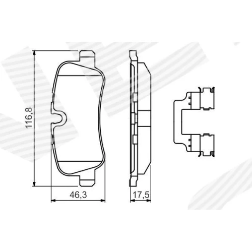 BRAKE PADS FOR DISC BRAKES - 6