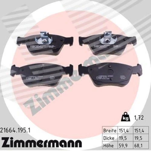 BRAKE PADS FOR DISC BRAKES - 0