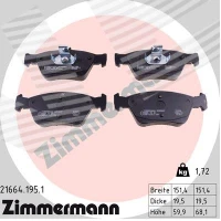 Brake pads for disc brakes