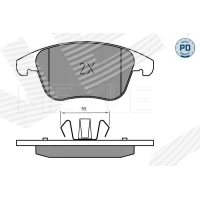 Brake pads for disc brakes