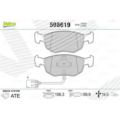 BRAKE PADS FOR DISC BRAKES - 0