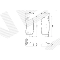 Brake pads for disc brakes