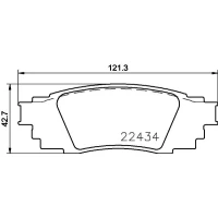 Brake pads for disc brakes