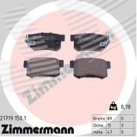 Brake pads for disc brakes