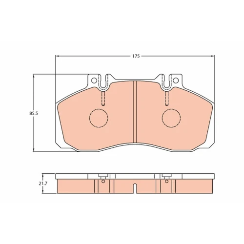 BRAKE PADS FOR DISC BRAKES - 0