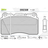 Brake pads for disc brakes