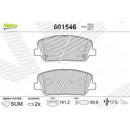 BRAKE PADS FOR DISC BRAKES - 0