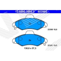 Brake pads for disc brakes