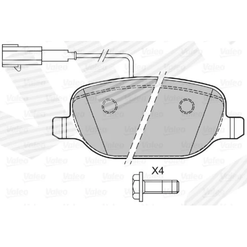 BRAKE PADS FOR DISC BRAKES - 1