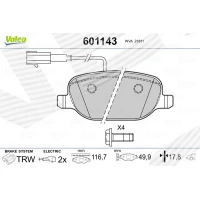 Brake pads for disc brakes