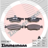 Brake pads for disc brakes