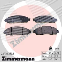 Brake pads for disc brakes