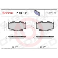 Brake pads for disc brakes