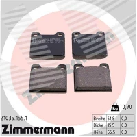 Brake pads for disc brakes