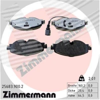 Brake pads for disc brakes